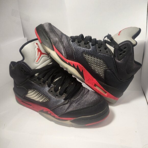 Jordan 5 Retro Satin Bred (GS 7Y) - Picture 3 of 8